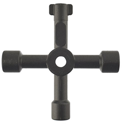 AB Tools 4 Way Utility Service Key Gas Water Electric Meter Bleed Bleeding Radiators