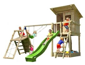 MASGAMES Kinderspielplatz Beach Hut mit Challenger MA812301