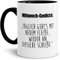 Tasse mit Spruch Mittwochs-Gedicht mit neuem fleiße an dieselbe Scheiße Lustig/Arbeit/Büro/Witzig/Geschenkidee für Kollegen/Innen & Henkel Schwarz