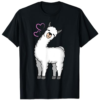 Lama Alpaka Design für Männer, Frauen, Kinder von JOHN ROMEO T-Shirt