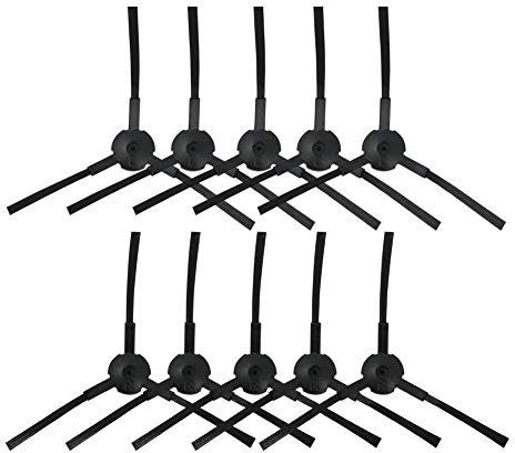 RETYLY Confezione da 10 spazzole laterali di ricambio per Ilife V3 V5 A6 A4 A4S Robot Aspirapolvere