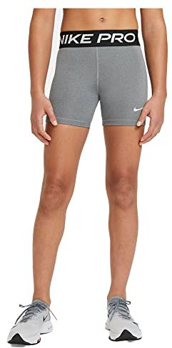 NIKE Damen G Np Df 3in Short Pants, Carbon Heather/Weiß, XS EU