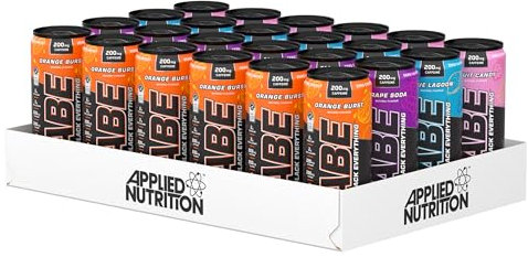 Applied Nutrition ABE Pre Workout Cans - All Black Everything Energy + Performance Drink, ABE Carbonated Beverage Sugar Free with Caffeine (Pack of 24 Cans x 330ml) (Mix & Match)