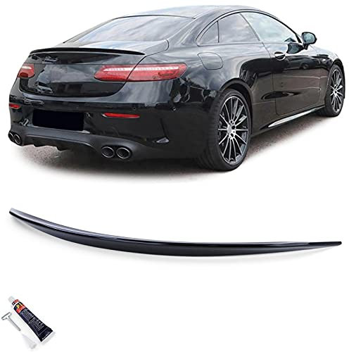 Sport Heckspoiler Lippe Schwarz Glanz für Mercedes E Klasse C238 Coupe ab 16