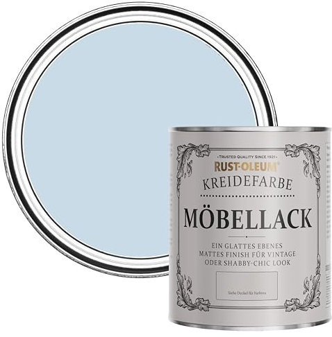 Rust-Oleum Light Blue Upcycled Furniture Paint in Chalky Finish - Blue Sky 750ml