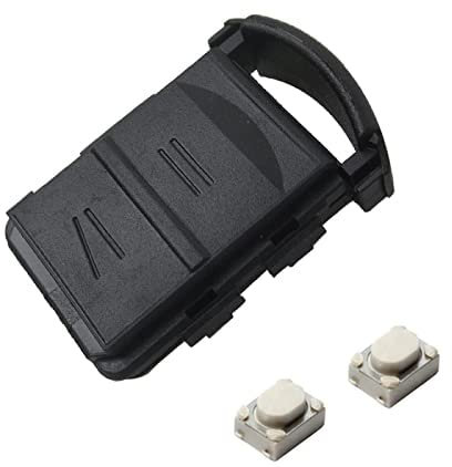 SALPIE Coque porte clé coque clé coque voiture – 2 touches – Compatible avec Opel Corsa, Agila, Meriva, Combo, Vauxhall, Astra, Insignia