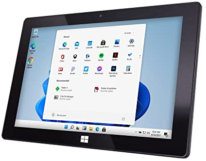 Fusion5 10 Windows 11 FWIN232 PLUS N4120 Intel Quad-Core Ultra Slim Windows Tablet PC - 4GB RAM, 64GB Storage, USB 3.0, Micro HDMI, 5MP & 2MP Cameras, Bluetooth