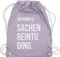 Turnbeutel Rucksack - Taschen - Damen - Sachenreintuding mit Name personalisiert I Sachen Reintu Ding Name | Stoffbeutel mit Spruch - Unisize - Pastell Lila - personalisierter sportbeutel