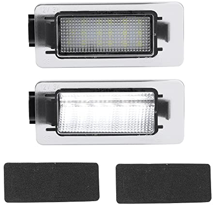 X AUTOHAUX LED License Plate Light for Nissan Altima 19-22 26510-8990E | Rear Tag Light Kit Assembly, ABS, White Light, 2 Pcs