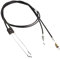 Steel Clutch Throttle Brake Cable,Universal Cable Repair Kit Emergency Lawn Mower Throttle Cable Repair Kit,Universal Clutch Brake Throttle Cable Repair Kit