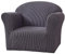 Super Stretch Sofabezug,Sesselbezüge,Sofabezug Stretch Couchbezug Elastischer Antirutsch Stretchhusse, Waschbar Modern Sofa Cover Für Haustiere,sesselbezug Schonbezug für Sofahalter (1 Sitzer, Grau)