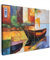 MuchoWow© Leinwände 80x60 cm Wall Decoration Bilder Schlafzimmer Deko Pictures Canvas Painting Wanddekoration Wohnzimmer Kunstdruck - Bunt - Abstrakt - Kunst - Boot - Farben