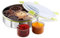 STL Stainless Steel Spice Box with Plastic Clip Lid - 22cm Diameter, 7 Inner Compartments, Leak-Proof Design, Premium Look, Lightweight, and Airtight Spice Organizer