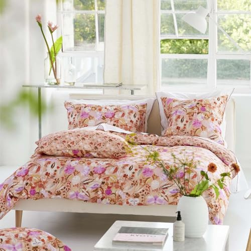 Housse de Couette imprimée en Satin de Coton, Giradon, 260 x 240 cm, Designers Guild