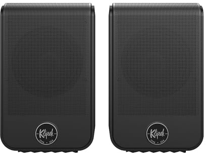 Klipsch Flexus SURR 100 Surround Sound Speakers with Immersive Dolby Atmos Technology - Black
