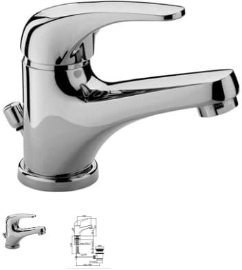 PAFFONI Apollo 3 MISCELATORE LAVABO APM075CR Metallo Senza finitura