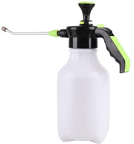 SMBAOFUL Pulverizador a presión de Mano para jardín, 2 litros, Incluye Varilla de extensión, pulverizador con gatillo, 2 litros, pulverizador a presión Manual Blanco, regadera para Limpieza del hogar