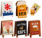 Bootoow - Porta foto con clip, 5 pezzi, in legno, per scrivania, ufficio, cucina, hotel