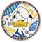 Egan Piatto Pizza Donald Duck Disney D.31