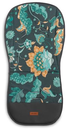 SENSILLO - Sitzauflage für Buggy Kinderwagen - Einlage aus Baumwolle & Samt, Universale Größe - Zweiseitige Einlage mit wasserdichter Fußstütze - für Sommer und Winter - 80 x 40 cm - Paradies