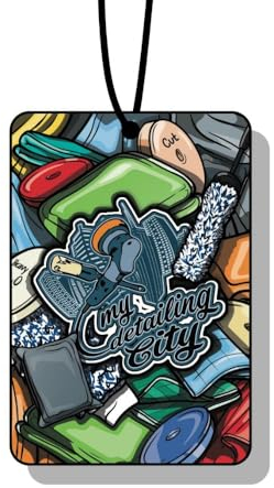 My Detailing City Duftbaum Kokosnuss - Lufterfrischer - Wunderbaum mit langanhaltendem Kokos-Duft - Auto Aufhänger