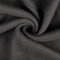 Wollfleece Meterware uni & meliert - Wollstoff Mantelstoff - Wollpullover nähen, weiche Wolle Stoff - 100% Schurwolle/Wolle *Ab 50cm, Farbe: 069 schwarz