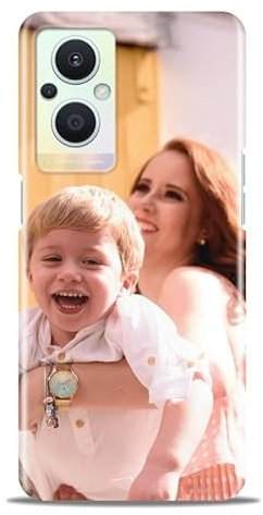 DEALY Coque Personnalisée pour Oppo Reno 8 Lite - Personnalisable avec Votre Propre Image & Photo - Coque Souple personnalisée avec Photo
