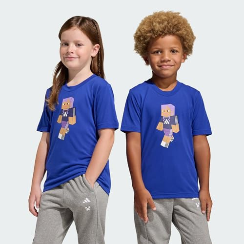 adidas Unisex Kids Minecraft Trainings-T-Shirt