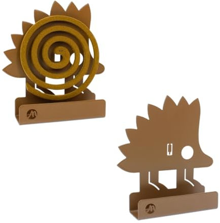 Moranduzzo - Set mit 2 Spiralen Spike aus Metall - Made in Italy, italienisches Designprodukt - Kollektion Dame Flaim (Packung mit 2 Stück)