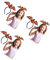 Healeved 3 Pièces Bandeau Halloween Forme de Chauve Souris Accessoire pour Maquillage Fête Ajustable et Confortable pour Âges