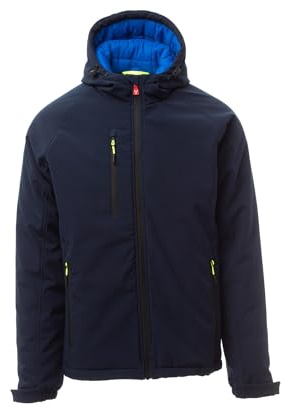 Mivaro Herren Winterjacke - wasserdichte Softshelljacke mit Kapuze, winddicht atmungsaktiv gefüttert - Arbeitsjacke & Outdoorjacke für Winter, Übergangszeit und Freizeit, warme Funktionsjacke S-5XL
