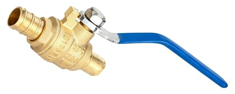 Kupfer-B-Kugelhähne, korrosionsbeständig, Schlauchstutzen, Absperrkugelhähne für Sanitärsysteme, auslaufsichere Armatur für Hausinstallationen