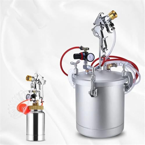 Pistolet à peinture multicolore 10 L for mélange eau/eau, pistolet à peinture latex à pression, imitation marbre Haute efficacité(10L)