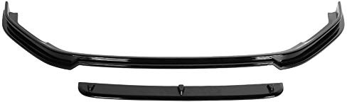 aqxreight Glänzendes Schwarz füR RevoZport Style Doppellippen-Frontspoiler-Splitter. Passend füR MK7.5 R 2017–2020. Senkt die Fahrzeugfront, Verbessert den Halt, Erhöht das Material und Erhöht die