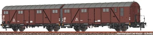 51297 H0 Gedeckter Güterwagen Hbqrs-52, DB, Ep. III, AC