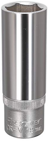 Sealey S1219D Walldrive Socket 19Mm Deep 1/2Sq Drive