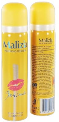 MALIZIA DONNA BODY SPRAY DEODORANT - SENSUAL - 75ml
