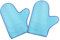 Silver Cleaning Mitt x 2 - Removes tarnish from Silver & Silver plate - Silver Cleaning Glove