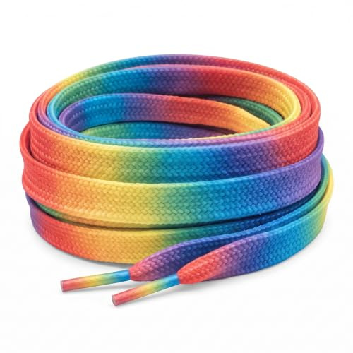 Smart Laces 60cm / 23.5 Coloured Flat Trainer Shoe laces ideal replacement laces for adults or kids Shoelaces