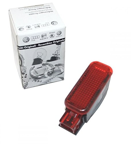 Original Audi Türwarnleuchte Reflektor Rückstrahler rot beleuchtet 6Y0947411 Seitenleuchte Türen
