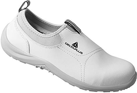 Delta plus Miami - Slip On Safety Trainers - White - Size 2