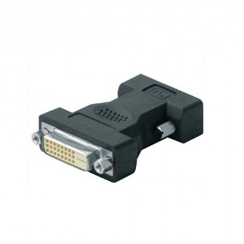 Ligawo 6517048 DVI-D Adapter, 24+1 Stecker auf Buchse, DVI Verlängerung schwarz