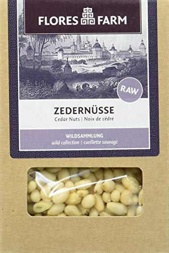 Flores Farm Zedernüsse, 3er Pack (3 x 80 g)