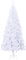 vidaXL Künstlicher Tannenbaum L 240cm Weiß Weihnachtsbaum Kunstbaum Christbaum