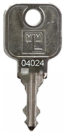 MLM EuroLocks ASSMAN Vitra L&F Ersatzschlüssel - Schließung 04001 bis 04100 - u.a. für Hebelzylinder,Möbelschlösser,Schrankschlösser - Schließung 04008