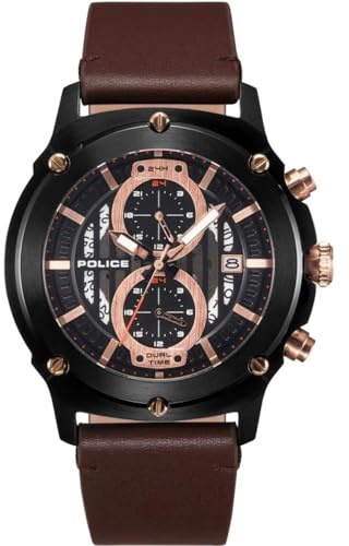 Police Brown Lulworth Watch 15917JSB/02A