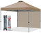 MasterCanopy 3 x 3 m Pop up Pavillon Faltpavillon Festzelt Partyzelt mit 1 Seitenwand/Seitenteil für Markt, Garten, Hof, Khaki