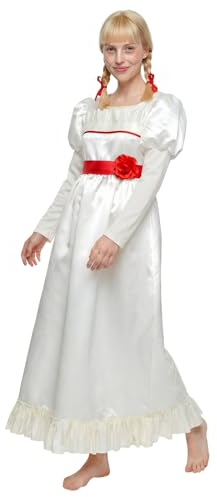 Funidelia | Annabelle Kostüm für Herren und Damen Horrorfilm, The Warren Files, Halloween, Horror - Kostüme für Erwachsene & Verkleidung für Partys, Karneval & Halloween - Weiß
