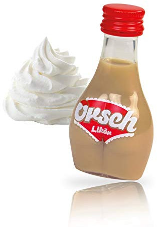 Orsch – Einzigartiger Likör Geschmacksrichtung Caramel im Thekendisplay (20 Stück)