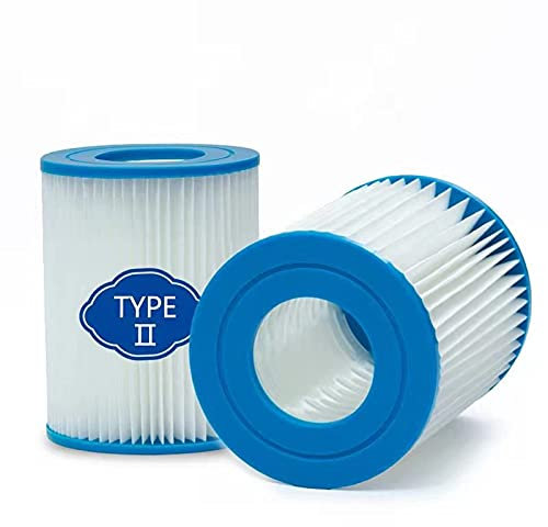 woejgo Filtro per Piscina bestway Tipo 2, Cartuccia per Filtro per Pompa della Piscina per Bestway 58094 Cartuccia Filtro Flowclear Tipo II, capacità: 2006/3028 lt/Ora. (2 Pezzi)